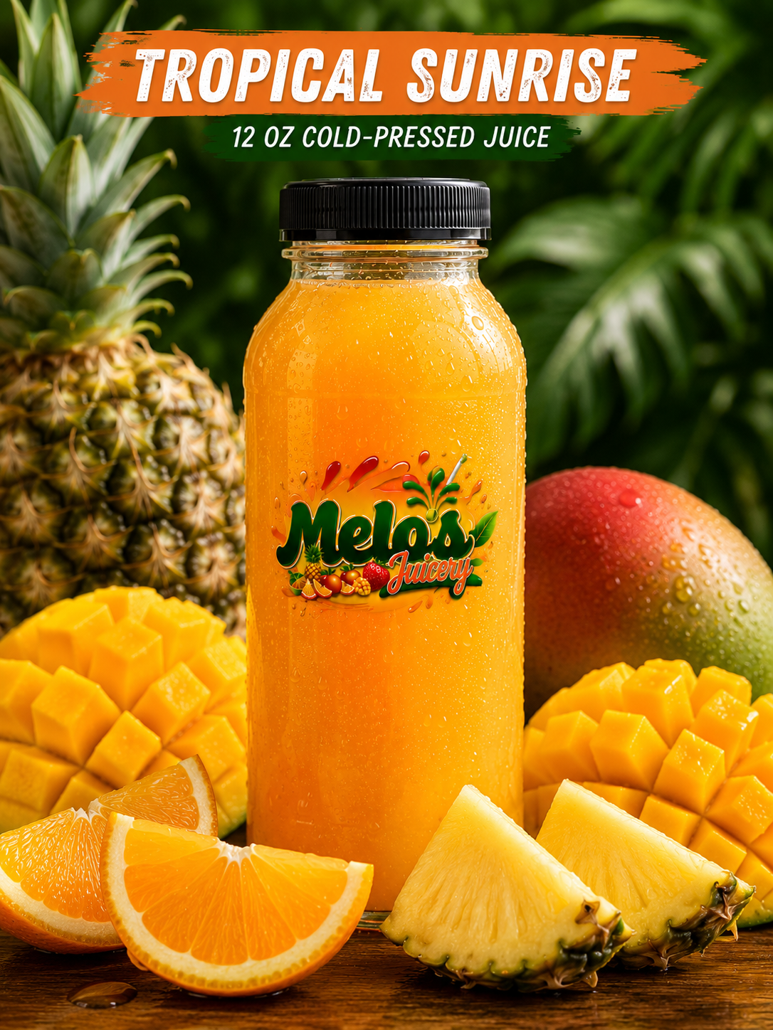 Tropical Sunrise 12oz Cold Pressed Juice