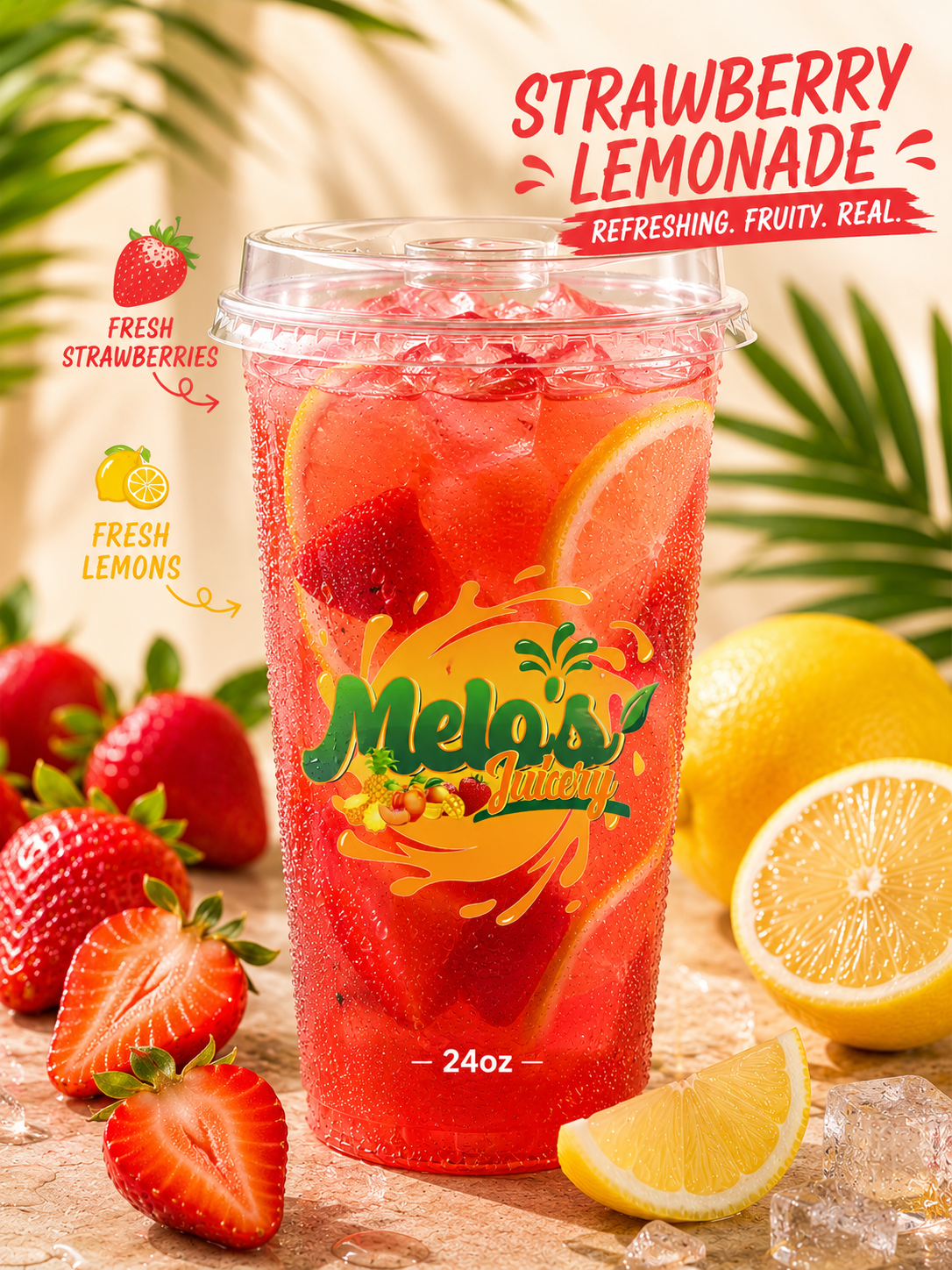 Strawberry Lemonade 24 oz