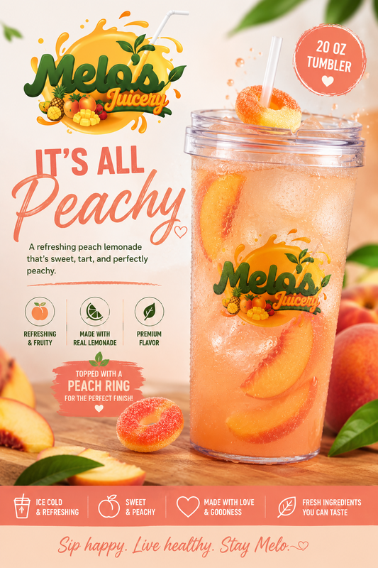Its All Peachy Lemonade Refresher